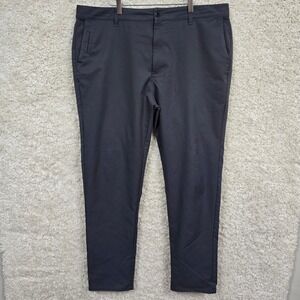 Vuori Cascade Tech Chino Pants Mens 38 Charcoal Gray Performance Stretch